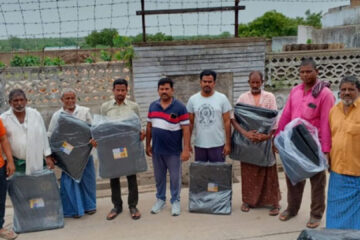 Supporting Farmers: Distribution of Tarpaulins for Agricultural Needs